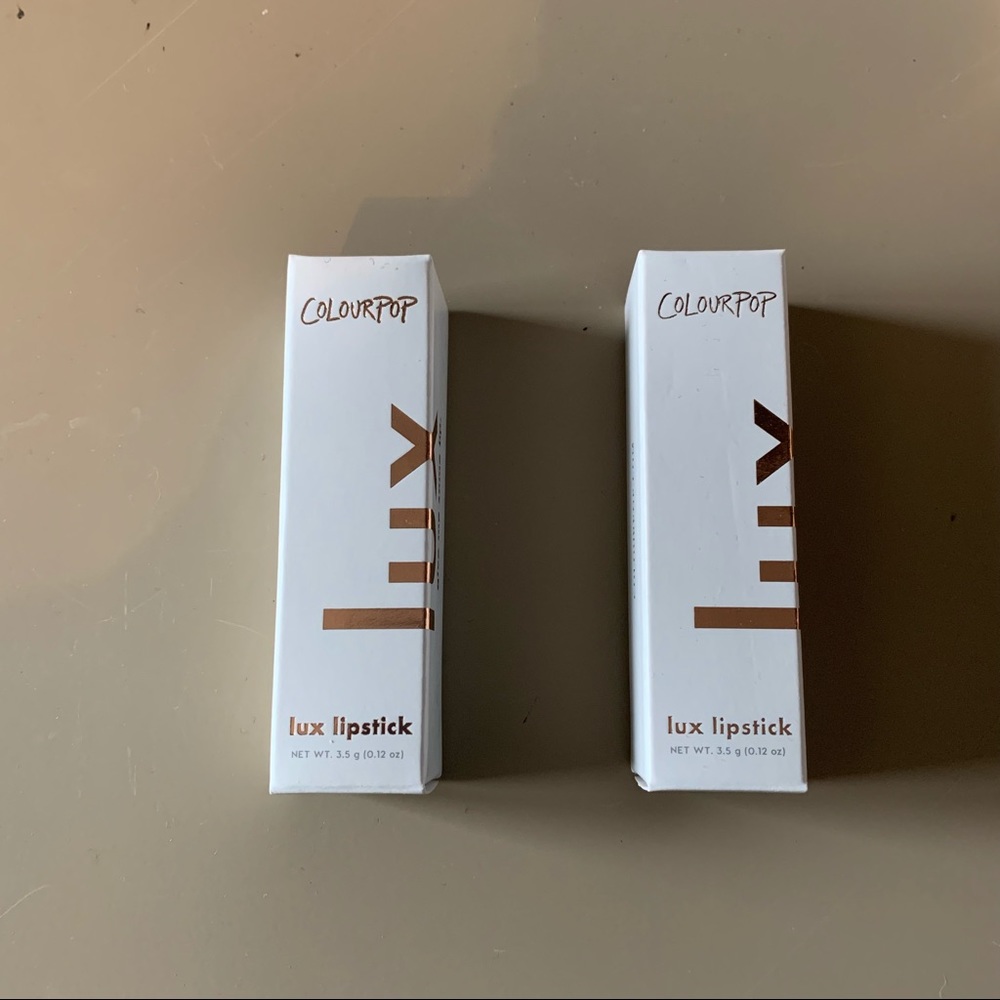 2 Colourpop lucky strike lipsticks